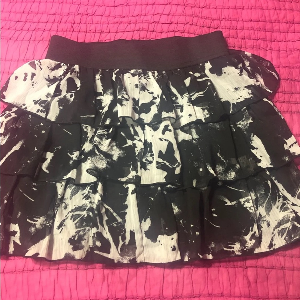 Black and white skirt